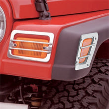 Load image into Gallery viewer, Rugged Ridge 97-06 Jeep Wrangler TJ Stainless Steel Side Marker / Turn Signal Euro Guard Set Rugged Ridge
