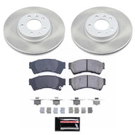 Power Stop 06-11 Mercury Milan Front Semi-Coated Rotor Kit Brake Kits - Performance Blank PowerStop   