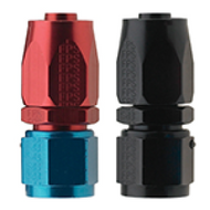 Fragola -12AN Straight Pro-Flow Hose End - Black | 220112-BL