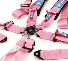 Load image into Gallery viewer, NRG 5PT 3in. Seat Belt Harness / Cam Lock - Pink | SBH-B6PCPK
