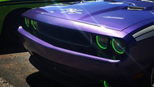 Load image into Gallery viewer, Oracle 08-14 Dodge Challenger LED Projector Headlight Halo Kit - Green
