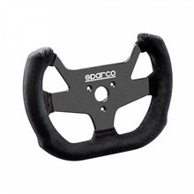 Load image into Gallery viewer, Sparco F10A Suede Black Steering Wheel | 015P270SSN
