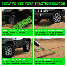 Load image into Gallery viewer, Rhino USA Recovery Traction Boards - Green (Pair) Recovery Boards Rhino USA
