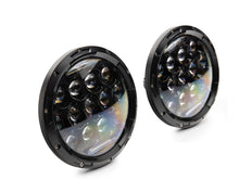 Load image into Gallery viewer, Raxiom 97-18 Jeep Wrangler TJ/JK Axial Series 13-LED Headlights- Black Housing (Clear Lens) Headlights Raxiom
