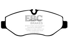 Load image into Gallery viewer, EBC 07+ Dodge Sprinter 2500 Ultimax2 Front Brake Pads Brake Pads - OE EBC   
