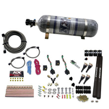 Load image into Gallery viewer, Nitrous Express 4 Cyl SX2 Nozzle Nitrous Kit (100-300HP x 2) w/Composite Bottle Nitrous Systems Nitrous Express
