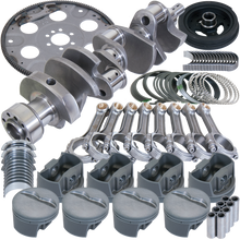 Load image into Gallery viewer, Eagle Chevy 350 1Pc 3.750in Crank 5.700in I-Beam Rods 4.060in Pistons 153 Tooth FP Balanced Assembly Eagle
