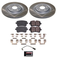 Power Stop 13-18 Audi A7 Quattro Rear Semi-Coated Rotor Kit Brake Kits - Performance Blank PowerStop   
