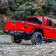 Load image into Gallery viewer, Westin 2020 Jeep Gladiator w/Sensors WJ2 Rear Bumper w/Sensor - Textured Black Westin
