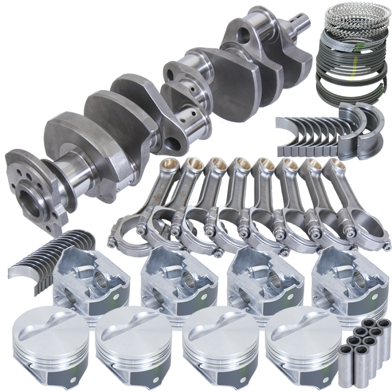 Eagle Chevy 350 2Pc 3.750in Crank 5.700in I-Beam Rod -5cc Flat Top 4.060in Pistons Balanced Assembly Eagle