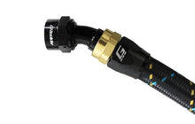 Load image into Gallery viewer, GReddy AN10 30 DEGREE HOSE END SWIVEL BLACK/GOLD ANODIZED | 12801030
