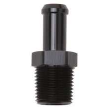 Load image into Gallery viewer, Edelbrock Hose End Straight 1/2In NPT to 1/2In Barb Black Anodize Fittings Edelbrock
