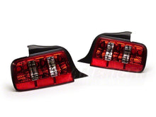 Load image into Gallery viewer, Raxiom 05-09 Ford Mustang Coyote Tail Lights- Chrome Housing - Red/Clear Lens Tail Lights Raxiom
