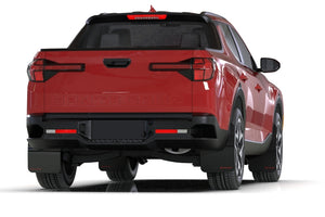 Rally Armor 2022 Hyundai Santa Cruz Black UR Mud Flap w/ Red Logo Mud Flaps Rally Armor   