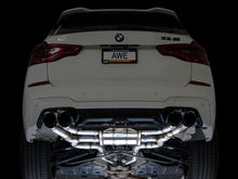 Load image into Gallery viewer, AWE Tuning 20-25 BMW X3 M/M Comp (F97) AWD SwitchPath Axle-back Exhaust - Diamond Black Tips
