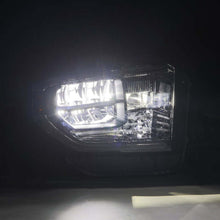Load image into Gallery viewer, AlphaRex 14-21 Toyota Tundra MK II LUXX Series Crystal Headlights Alpha Black | 880830
