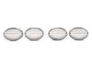 Raxiom 97-04 Chevrolet Corvette C5 Axial Series LED Tail Lights- Chrome Housing (Clear Lens) Tail Lights Raxiom