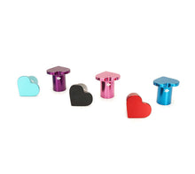 Load image into Gallery viewer, NRG Drift Button Heart Shape Honda - Purple | DB-H003PP
