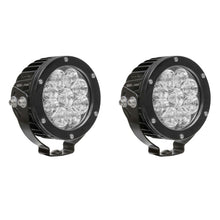 Load image into Gallery viewer, Westin Axis LED Auxiliary Light 4.75 inch Round Flood w/3W Osram (Set of 2) - Black Westin
