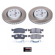 Power Stop 2022 Jeep Grand Cherokee WK Front Semi-Coated Rotor Kit Brake Kits - Performance Blank PowerStop   