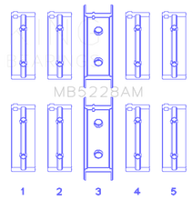 Load image into Gallery viewer, King Engine Bearings Mitsubishi 4G52 (Size +0.50mm) Main Bearing Set King Engine Bearings
