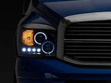 Load image into Gallery viewer, Raxiom 06-08 Dodge RAM 1500 LED Halo Projector Headlights- Blk Housing (Clear Lens) Headlights Raxiom
