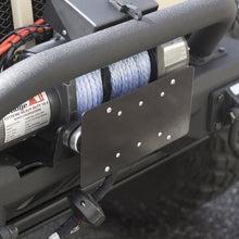 Load image into Gallery viewer, Rugged Ridge Front Hawse Fairlead License Plate Mounting Bracket Rugged Ridge

