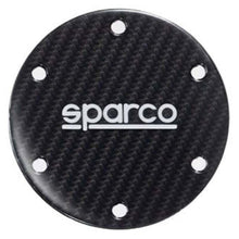 Load image into Gallery viewer, Sparco Steering Wheel Horn Delete Carbon Matt | 0159ZMNR
