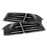 AlphaRex 12-21 Tesla Model S LUXX-Series LED Tail Lights - Alpha-Black AlphaRex