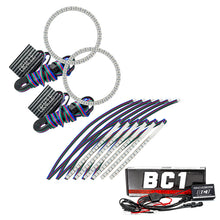 Load image into Gallery viewer, Oracle 15-17 Ford Mustang V6/GT/Shelby DRL  w/ Halo Kit - ColorSHIFT w/ BC1 Controller ORACLE Lighting
