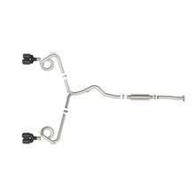Load image into Gallery viewer, aFe Subaru WRX/STi 15-21 H4-2.0/2.5L Takeda 3in to 2-1/2in Stainless Cat-Back Exhaust Crbn Fiber Tip
