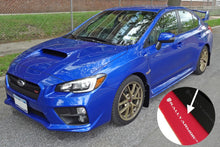 Load image into Gallery viewer, Rally Armor 15-21 Subaru WRX/STI Red UR Mud Flap w/White Logo Mud Flaps Rally Armor   
