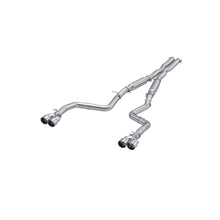Load image into Gallery viewer, MBRP Exhaust S7115AL 3in. Cat-Back. Dual Rear Exit. Street Version. Aluminized Steel. Quad Tips. Exhaust System Kit MBRP Exhaust

