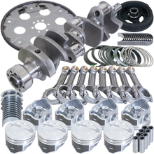 Load image into Gallery viewer, Eagle Chevy 350 1Pc 3.750in Crank 5.700in I-Beam Rods 4.060in Pistons 168 Tooth FP Balanced Assembly Eagle
