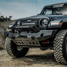 Load image into Gallery viewer, Westin 18-20 Jeep Wrangler WJ2 Full Width Front Bumper w/LED Light Bar Mount Textured Black Westin
