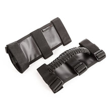 Load image into Gallery viewer, Rugged Ridge Paracord Grab Handles Black/Black Pair Rugged Ridge
