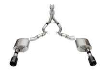 Load image into Gallery viewer, Corsa 24 Ford Mustang GT Conv Xtreme CatBk Ex.Sys 3.0in Dual Rear Exit w4.5in Black StraightCut Tip Catback CORSA Performance   
