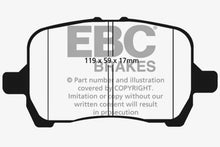 Load image into Gallery viewer, EBC 04-06 Chevrolet Cobalt 2.0 Supercharged Ultimax2 Front Brake Pads Brake Pads - OE EBC   
