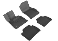 3D MAXpider 2014-2020 BMW 4 Series Gran Coupe (F36) Kagu 1st & 2nd Row Floormats - Black | L1BM06701509