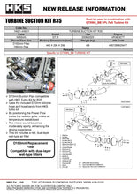 Load image into Gallery viewer, HKS TURBINE SUCTION KIT R35 | 14021-AN001
