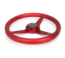 Load image into Gallery viewer, NRG Aluminum Steering Wheel 330mm - Heritage Solid Spoke - Ergonomic Grip - Anadized Red | RST-071-RD
