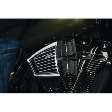 Load image into Gallery viewer, Kuryakyn Classic Faceplate Hypercharger ES Black &amp; Chrome | 9369
