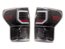 Load image into Gallery viewer, Raxiom 07-13 Toyota Tundra Axial Series Dual C-Shape LED Tail Lights- Black Housing- Clear Lens | TU9916
