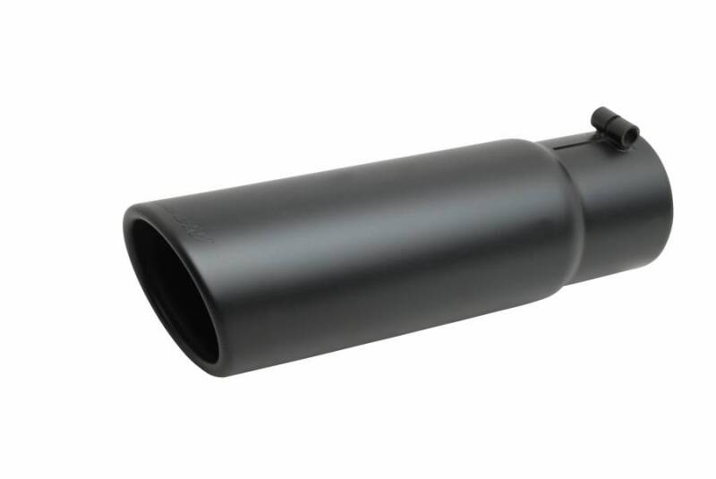Gibson Black Ceramic Rolled Edge Angle Exhaust Tip Tips Gibson   