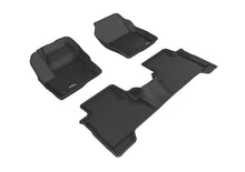 Load image into Gallery viewer, 3D MAXpider 2015-2019 Ford Escape Kagu 1st &amp; 2nd Row Floormats - Black | L1FR10601509
