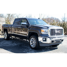 Load image into Gallery viewer, Fishbone Offroad 07-18 Chevrolet Silverado 1500/2500/3500 Crew Cab Oval Side Steps - Black Textured Fishbone Offroad
