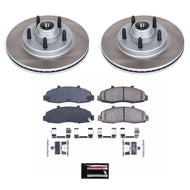 Power Stop 2002 Lincoln Blackwood Front Semi-Coated Rotor Kit Brake Kits - Performance Blank PowerStop   