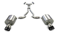 Corsa 2008-2009 Pontiac G8 GXP 6.0L V8 Sport Cat-Back w/ Dual 3in Black Tips Catback CORSA Performance