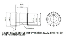 Load image into Gallery viewer, SuperPro 2008 Pontiac G8 Rear Upper Control Arm Outer Bushing Set Superpro
