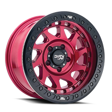Load image into Gallery viewer, Dirty Life 9313 Enigma Race 17x9 / 6x139.7 BP / -38mm Offset / 106mm Hub Crimson Candy Red Wheel

